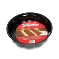 Springform Pan 10 Inch with 2 Bottoms, Normal and Center Hole for Cake Baking Made of Non-Stick Black Aluminum... N5