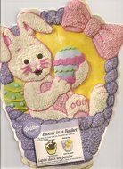 Wilton Cake Pan: Bunny in a Basket/Easter Bunny (2105-2037, 1998)