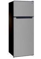 Igloo 7.2 Cubic Foot Fridge with Freezer, Platinum N2