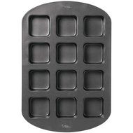Wilton 2105-0693 12-Cavity Nonstick Square Treat Cake Pan N14