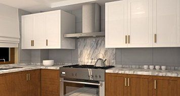 Faber STIL48SS600-B 600 CFM 48" Stilo T-Shape Wall Range Hood, Stainless Steel N5