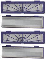 4-pack High-Performance Filter replacement + 1 Side Brush for all Neato Botvac Series models, 70e 75 80 85 N3
