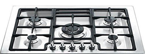 Smeg PGFU30X 30" Classic Gas Cooktop with 5 Gas Burners, Stainless Steel