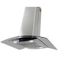 AKDY New 30" European Style Island Mount Stainless Steel Range Hood Vent Touch Sensor Control W/Both Side Accessible...