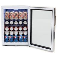 Whynter BR-091WS Beverage Refrigerator with Lock, 90 Can Capacity, Stainless Steel N11