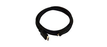 GeChic High Speed Mini-HDMI to Micro-HDMI 2.1m Cable for Cameras and 1303H/1303I/2501C/1502i Portable Monitor