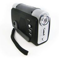 4-in-1 Emergency Multi-Function Survival FM Weather Band Radio &amp; LED Flashlight