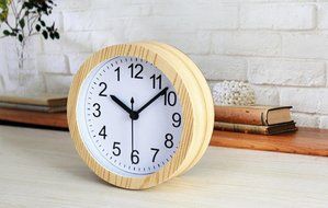 Simple Creative Time Return Style Arabic Numbers Desk Clock Table Clock Alarm Clock N3