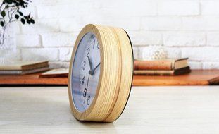 Simple Creative Time Return Style Arabic Numbers Desk Clock Table Clock Alarm Clock N4