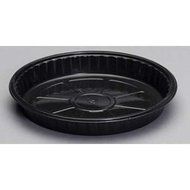 Genpak 10 inch Cake Pan Round Black -- 200 per case.