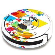 Skin Decal Vinyl Wrap For IRobot Roomba 650 655 Vacuum / Colorful Abstract Graphic