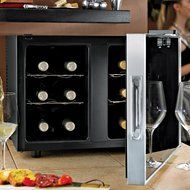 Wine Enthusiast Silent 12 Bottle 2-Temp Touchscreen Wine Refrigerator N3