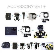 Mira-Tech Waterproof Action Camera 12MP 1080P HD with 2 Batteries and Free Accessories Kit(Wifi Black) N7