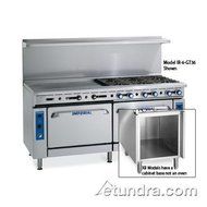 Imperial Commercial Restaurant Range 72&quot; 4 Burner 48&quot; Griddle Oven/Cab Propane Ir-4-G48-Xb