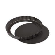 FortheChef&#039;s Deluxe Non-Stick Carbon Steel Professional 12&quot; Quiche / Tart Pan N2