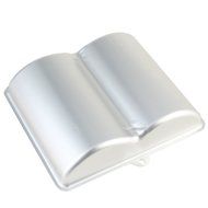 Modekini Book Shape Cake Tin Fondant Baking Mold Aluminum Alloy N4