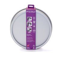 PushPan Round 6 by 2-Inch Aluminum Cake Pan, Silver N11