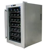 Whynter WC28S SNO 28 Bottle Wine Cooler, Platinum with Lock N8