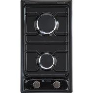 12&quot; Gas Cooktop with 2 Burners Finish: Black