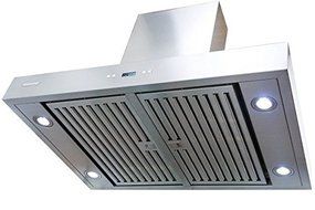 XtremeAir PX04-I36 Island Mount Range Hood with 900 CFM Swing-able Flat Filters, 36" N2