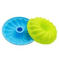 1ea 9&quot; Alekoo Non-Stick Silicone DIY Cake Bundt Pans, Chiffon Mold, Savarin Pan (High) N8