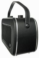 KitSound Jive Retro Portable DAB Radio with Dual Alarm Clock and Carry Handle - Black N6