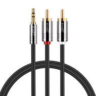 Starise 3.5mm to RCA Cable Male to Male Audio Stereo Y Splitter Cable for Car, Headphones, Home System, iPhone... N3
