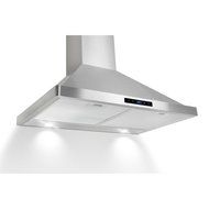AKDY&reg; 30" Kitchen Wall Mount Stainless Steel Touch Panel Control Range Hood LED Touch Control N7