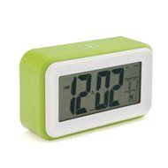 Snooze Digital Alarm Atmo Clock LCD Display Light Sensor Control Temperature N3