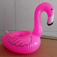 SymWell(TM) 2pcs/lot Cute Pink Inflatable Flamingo Floating Drink Holder Pool Beach Party Suppliers toy Hot N3