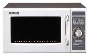 Microwave Oven, stainless steel, 0.95 cu ft, 1000 Watt, 120VAC