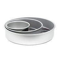 Cake Pan Set of 3, Round 3 Inches (6&quot;, 10&quot; 14&quot;) by Fat Daddio&#039;s