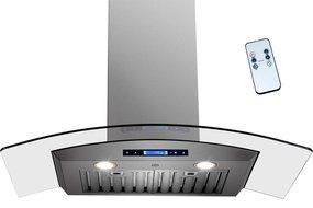 AKDY 36" Wall Mount Range Hood AZ-D05-90 Stainless Steel Vent Hood W/Remote N4