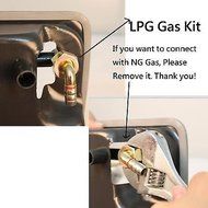 Windmax 35" 4 Burners Kitchen LPG/NG Glass Built-in Oven Gas Hob Cooktops Gas Cooktop Cooker N2