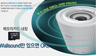 2pcs Set of Wallsound Bluetooth Speaker For Noisy Neighbors Inter noise, high-output woofers (English Manual) N6