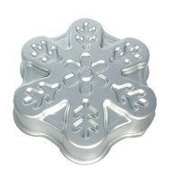 8.9 inch Large Novelty Snowflake Snow Flake Metal Cake Pan Mold 225x225x50mm