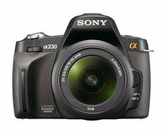 Sony Alpha A230L 10.2 MP Digital SLR Camera with Super SteadyShot INSIDE Image Stabilization and 18-55mm Lens...