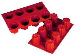 15 Cavity Pyramid Shape Non Stick Silicone Baking Mould, Ideal for Cake, Dessert, Ice Cream, Chocolate, Fondant... N7