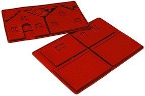 15 Cavity Pyramid Shape Non Stick Silicone Baking Mould, Ideal for Cake, Dessert, Ice Cream, Chocolate, Fondant... N9