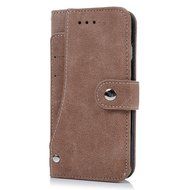 iPhone 7 Case (4.7 inch) - Slim Fit Wallet Counterfeit Cashmere Leather Extra ID/Credit Card Holders with Snap... N40