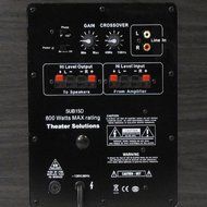 Theater Solutions SUB15D Down Firing Powered Subwoofer (Black) N2