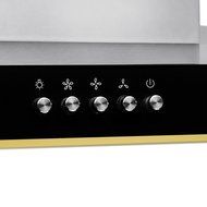 Golden Vantage&reg; 36&ldquo; Stainless Steel Wall Mount Range Hood Control Light Lamp Kitchen Vents N6