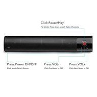 Bluetooth Soundbar, Earto 12W Powerful 2.0 Channel 3D Surround Stereo Wireless Bluetooth Soundbars Speakers Support... N4