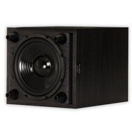 Acoustic Audio RWSUB8 Home Theater Powered 8" Subwoofer Black Down Firing Sub