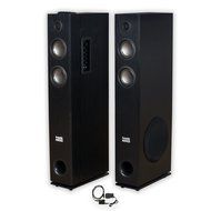 Acoustic Audio TSi400 Bluetooth Powered Floorstanding Tower Multimedia Speakers with Optical Input TSi400D N2