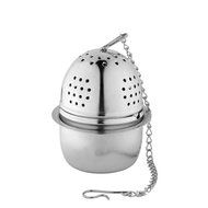 MyLifeUNIT Stainless Steel Tea Ball Strainers with Chain and Tea Tray N5