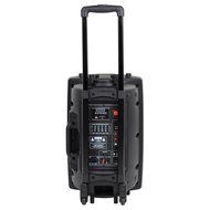 Leesons Inc. Portable 150W Active PA 15" Speaker Mic Guitar AMP Bluetooth USB SD LCD FM Remote N6