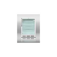Summit SCR600LTBADA 5.5 cu. ft. Beverage Center With Double Pane Tempered Glass Door Automatic Defrost Factory... N2