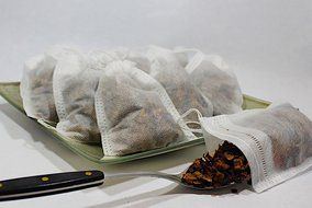 Special Tea 200 Count Woven Style Draw String Bag, X-Large/4.72" x 6.29"/120 x 160mm, White N2