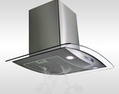 AKDY New 30" European Style Wall Mount Stainless Steel Glass Range Hood Vent Touch Control AZ-688/CS14 30" N3